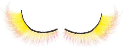 Cils colorés, cils artificiels colorés - Réutilisables pour débutants, scène, mariage, Halloween, cosplay