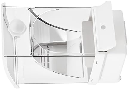 Mangeoire amovible pour perroquets avec récipient de nourriture de grande capacité, design anti-déversement, distributeur de nourriture pour calopsittes perruches