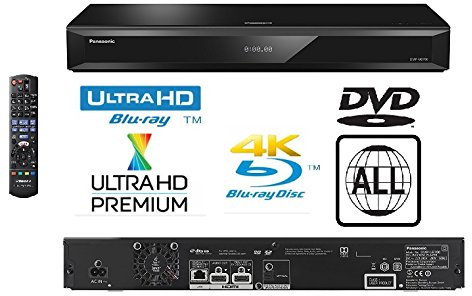 Panasonic 4K Ultra HD Blu-Ray Player With Multiregion DVD playback Model DMP-UB700 / (DMPUB700 - Black
