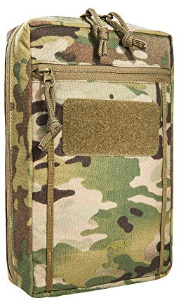 Tasmanian Tiger TT Tac Pouch 7.1 MC Rucksack Zusatz-Tasche mit Patch Klett-Fläche Molle-System kompatibel, Zubehör-Tasche für EDC, Werkzeug oder kleine Erste Hilfe Sets, 15 x 15 x 6 cm, Multicam