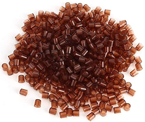 Jenngaoo 500 Pezzi Tazze di Cella di Allevamento Regina di Apicoltura, Tazze di Cella di Plastica Marrone Regina Allevamento di Api da Miele Forniture di Apicoltura - 10x10mm