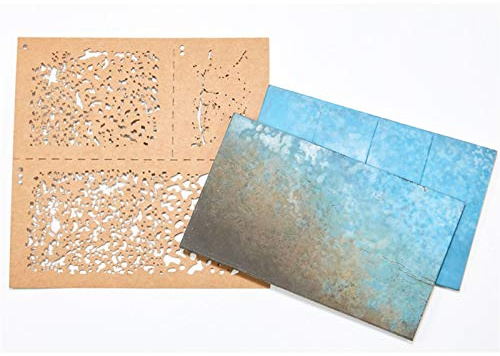 Strumenti di stencil stencil aerografo aerografo di carta aerostati per 1 set per 1/35 1/48 1/72 kit di modifica del modello del serbatoio della scala Kit di decorazione fai da te ( Colore : 1 )