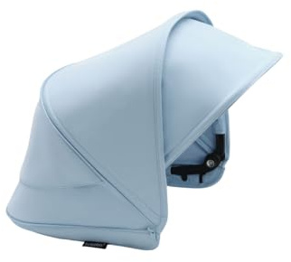 Bugaboo Toldo solar Dragonfly - Toldo extensible UPF 50+ con ventana Peek-a-Boo - Tela repelente al agua, fácil de colocar, compatible con cochecitos Bugaboo Dragonfly, azul horizonte