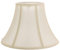 Traditionally Designed Empire Shaped 14 Inch Lamp Shade in Rich Silky Cream Cotton Fabric | 60w Max by Happy Homewares