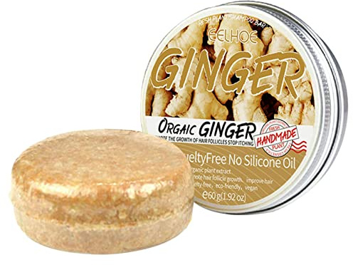 Voiakiu Shampooing pour La Repousse des Cheveux Au, Savon Shampooing Au, Shampooing Soli, Shampooing Anti-Chute Cheveux