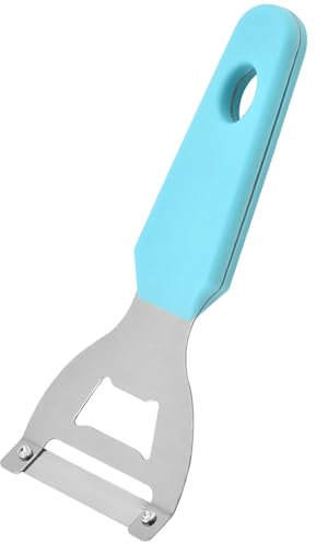 Tadipri 1 Pieza Pelador de Verduras en Juliana para Cortes en Juliana de Verduras y Hortalizas, Apto Lavavajillas(Azul)