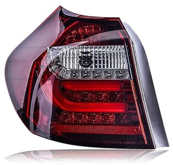 MHOZLHY Fari Luci Posteriori Auto per BMW series1 E87 116i 118i 120i 130i 2004-2011,Faro Fanale Posteriore Rimorchio Luce di Direzione Luce di Terzo Stop Luce di Antinebbia,Left