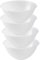 HOMESHOPA Plastic Mixing Bowl 2 Litre 20cm Clear, 4 Pack Reusable Kitchen Cooking Serving Bowl, Non Slip Base, Compact & Stackable, Popcorn Salad Bowl for Food Prep Baking, Dishwasher Safe