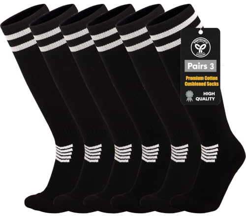 YMYDYFC Kids Football Socks Toddler soccer Socks Boys Sports Socks Youth Knee High Socks Athletic Sock Girls Junior Running,Training,Rugby,Hockey 4-12Years
