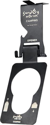 Gancho Colgante De Linterna - Montaje De Mesa De Campamento, Clip De Organizador De Engranajes | Accesorio De Parrilla De Acero Al Carbono Para Configuraciones De Cocción Al Aire Libre, Tanque De Estu