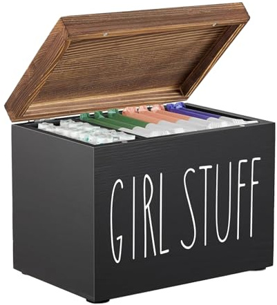 qokeeu Rangement pour tampons de salle de bain, organisateur pour l'hygiène féminine | Rangement hygiénique du tampon | Pour salle de bain, chambre à coucher, salon, appartement, lavabo, résidence