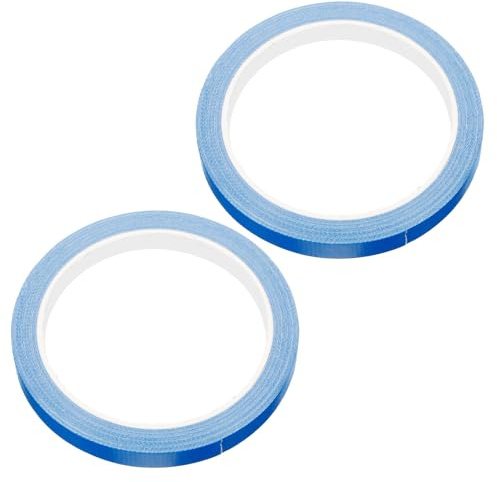 MUELODSIC Nastro Adesivo Protettivo per Bordi Racchetta da Ping Pong 10 M X 1 CM Striscia Autoadesiva Blu Resistente AI Raggi UV Protezione per Paddle da Tennis Tavolo per Allenamento e