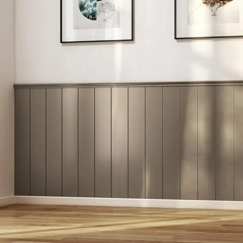 V Groove wall Panels, 6mm MDF Panels, Easy DIY Wall Panels for Feature Walls, Bedrooms, and Living Rooms - Pack of 3 Panels @ 1200mm x 400mm x 6mm