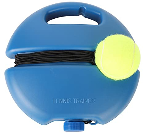 Xiuganpo Single Pracitce Tennis Training Tool Bekväm Tennistränare för Att Förbättra Rörelse och Koordination, Väggmonterad Dragrepdesign, Perfekt för Basketplaner och Garage