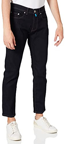 Pierre Cardin Herren Jeans Lyon | Männer Hose | Tapered Fit | Blue/Black Stonewash Washed | Blue/Black Stonewash 8007 6801 | 36W - 30L