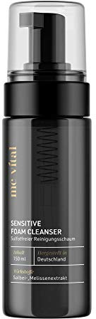 Sensitive Foam Cleanser 150 ml • Rengöringsskum med milda ytaktiva ämnen • Sulfatfri • Salvia- och Melissextrakt