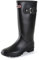 Foinledr Stivali Gomma Donna Stivali Pioggia Stivali in Gomma Stivali di Gomma Donna Stivali Impermeabili Giardinaggio Alti Stivali da Giardino Scarpe Pioggia Donna Stivaletti Pioggia, Nero, 38 EU