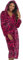 A2Z Women's Fluffy Fleece Robe Leopard Printed Hooded Gown - Robe 137 Pink 16-18