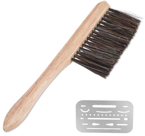 Drafting Brush, Mini Dusting Brushes, Soft Bristles, Drafting Supplies and Architecture Cleaning Tool, Horse Hair Drafting Brush for Student (2 pcs)
