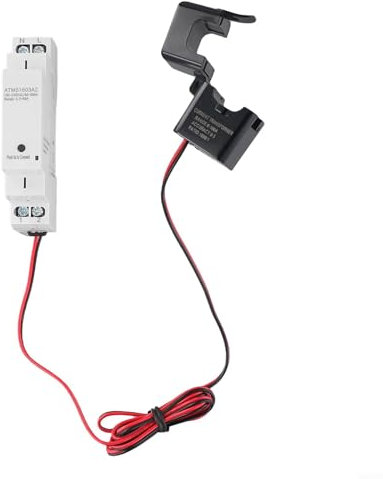 PETSTIBLE Digital Energy Meter For Tuya Smart ZigBee Energy Meter DIN Rail With Clamp-On Current Transformer