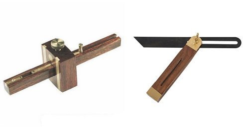 Silverline 868503 - Gramil con doble punta (230 mm) + CB72 - Falsa escuadra regulable (230 mm)