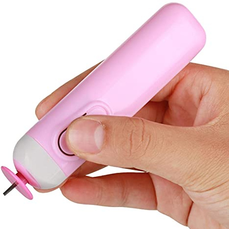 Pluma de quilling eléctrica herramienta automática para enrollar papel manualidades con tiras de papel for artesanía Rosa