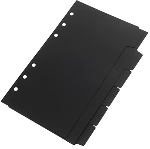 MAGICLULU 6 Feuilles Manuel Diviseur De Page Intérieure Plaque De Séparation Givrée A6 PP