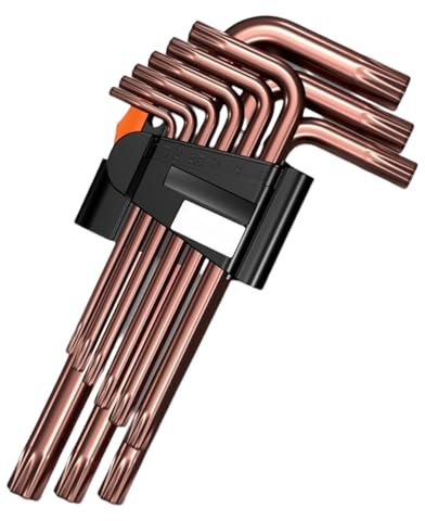 9-teiliges Schraubenschlüssel-Set, Inbusschlüssel, Inbusschraubendreher, Werkzeug, Innensechseck, lang, L-Schlüssel