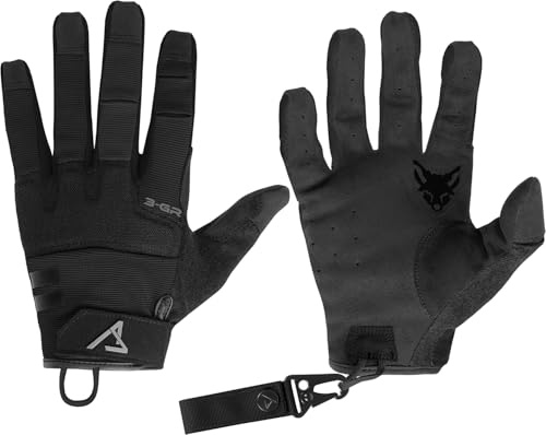 ACE Schakal Einsatz-Handschuh - Outdoor-Handschuhe Taktisch - Handschutz für Paintball und Schießsport - Schwarz II - L