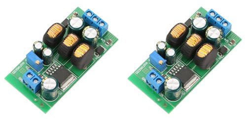 Eujgoov 2PCS Adjustable Step-Up/Step-Down Voltage Converter DC-DC 5-30V to ±5-24V 20W Dual Output Power Supply Module for Amplifier Circuits