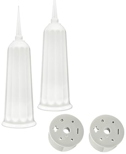 Lot de 2 vases de cimetière résistants aux intempéries pour arrangements floraux, construction incassable pour jardin, cour, mémoriaux, lot de 2 pots de fleurs funéraires