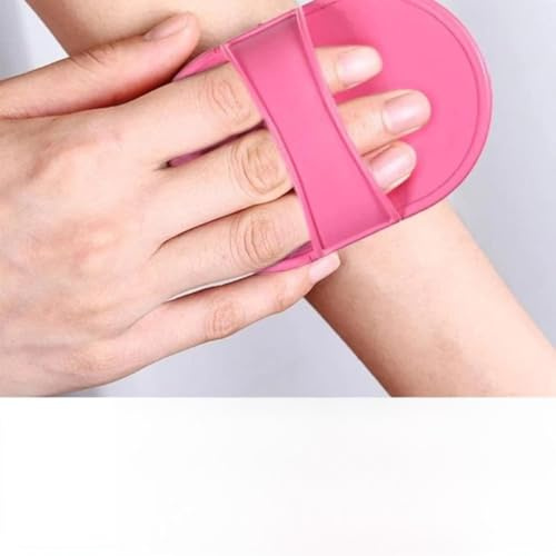 Dioche Hair Removal Pad Set Exfoliation Lip Facial Hair Removal Pad for Legs Arm Face Upper Lip Gentle Skin Friendly Reusable Plastic Sandpaper 67mm 30mm (Pink random)