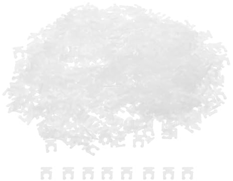 Healeved 1000 Pezzi Strumento di Pausa per Orologi Accessorio Bianco in Plastico Compatibile la Maggior Parte degli Orologi Inserito tra Cassa e Corona per Orologiai