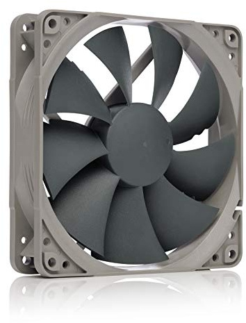 Noctua NF-P12 redux-1300, Tyst Fläkt, 3-Pin, 1300 RPM (120 mm, Grå) | Högt luftflöde, låg ljudfläkt 25 mm tjock, PC & elektronisk kylning, reducerad till väsentlig, 1300 RPM, 3-stifts