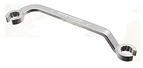 CHIAVE A TESTA APERTA MULTIGRIP CURVA ED ANGOLO PER RACCORDI FRENI AUTO 17 mm