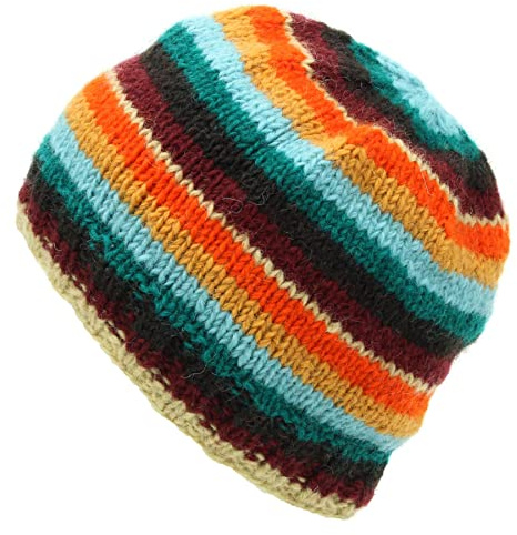LOUDelephant Bonnet en laine tricot, taille unique