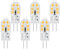 Akynite Ampoule G4 LED 12V 2W Blanc Neutre 4000K, 200LM, Équivalent Lampe Halogène G4 10W 20W, non-dimmable, AC DC 4000K pour Hotte de Cuisine, Lustre, lot de 6