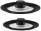 briebe TotaLid Lot de 2 Couvercles Universels pour Poêle avec Bord en Silicone et Verre Trempé, Multidiamètre 16-18-20cm et 24-26-28cm, sans BPA, pour Casseroles, Marmites, Soupape de Vapeur