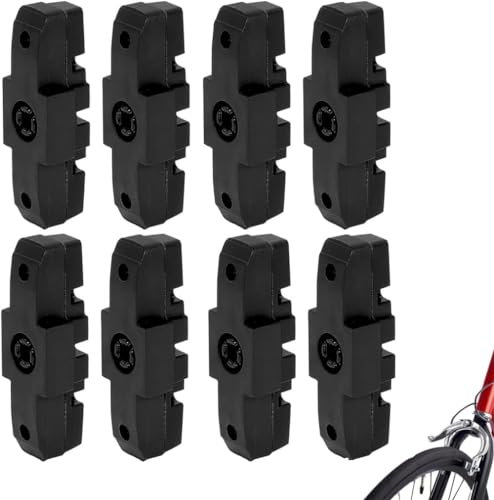LIFENGFF 8 Stück Bremsbeläge Fahrrad Bremsschuhe Für Magura Hs11/ Hs22/ Hs24/ Hs33 Bremsbeläge Hydraulische Bremsenfür Magura Mit 2 Stück Fahrrad Bremshebel Hülle Schwarz