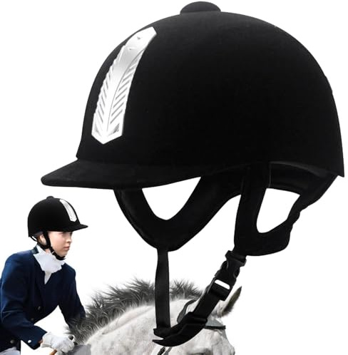 Casco de equitación, casco de equitación para mujer y hombre, casco deportivo, casco de equitación, casco ajustable para protección ecuestre, sombreros de seguridad para equitación, casco de