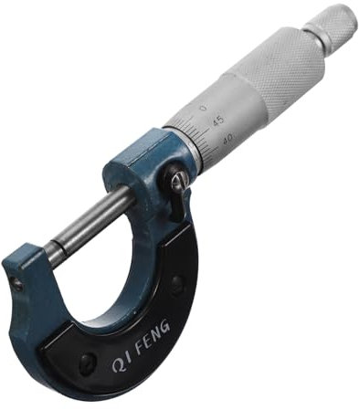 Ciieeo 1 Pieza Micrómetro Exterior de Precisión con Portátil Herramienta de Medición Exacta para Grosor Pequeñas