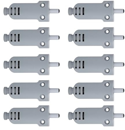 Generic Paraurti Smorzatore Regolabile per Porta Dell'Armadio per Carichi Pesanti, per Guardaroba Domestico e Armadio della Cucina, 10 Pezzi, Plastica ABS, 2,6 X 1,4 X 0,7 Pollici,