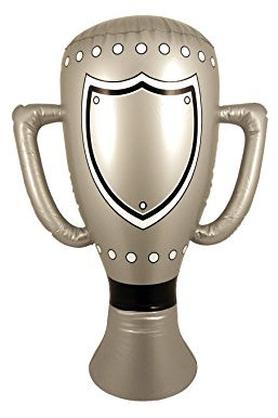 Henbrandt (3er Pack aufblasbar Meister Weltcup Trophäe Belohnung 60cm Party Stromversorgung