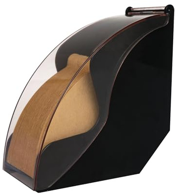 Coffee Filter Holder for Organizer and Coffee Station Accessories (Black)