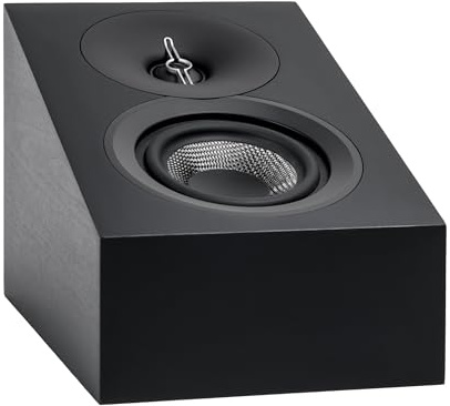 ELAC Debut 3.0 DA43-BK Atmosphere Enabled In-Wall Speakers, Black Ash (Pair), 1-Inch Aluminum Dome Tweeter and 4-Inch Aramid Fiber Woofer, Reflex