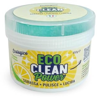 BETTI CLEAN - ECO CLEAN POWER Pasta Pulente Universale Pulizia Forno Incrostato, Piano Induzione, Vetro Doccia, Fragranite, Inox. Detergente Multiuso Potente. Confezione da 850gr