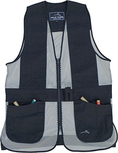 Wild Hare Shooting Gear Primer Mesh Shooting Vest, Silver/Black, 2XL