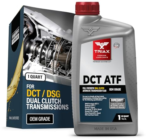 TRIAX DCT ATF - Fluido completamente sintetico, riempimento a vita, per tutte le trasmissioni a doppia frizione. Ottimi cambi di marcia con l'additivo SureShift no slip (1 quarto/0.946 l)