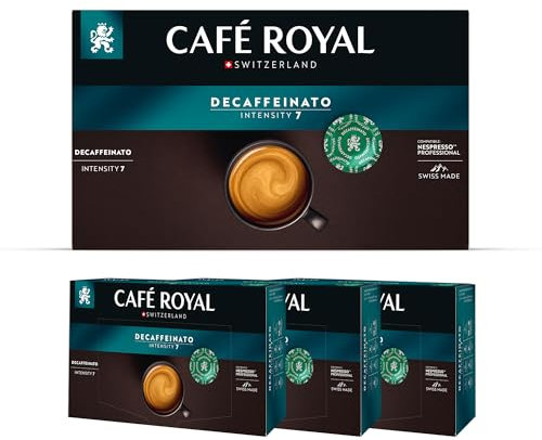 Café en Dosettes - Café Royal Pro | 3 x 50 - Compatibles avec les Machines à café Nespresso®* Professional - Saveur Déca