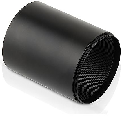 ToopMount Parasol óptico para Objetivo de 50 mm Longitud 2,76 Capucha Frontal Corta Aluminio Negro